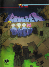 Boulder Dash Atari 2600 box art