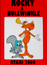 Rocky and Bullwinkle Atari 2600 US box art