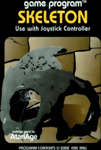 Skeleton+ Atari 2600 box art
