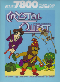 Bentley Bear's Crystal Quest Atari 7800 box art