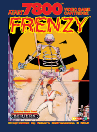 Frenzy Atari 7800 box art