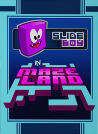 Slide Boy in Maze Land Atari 7800 US box art
