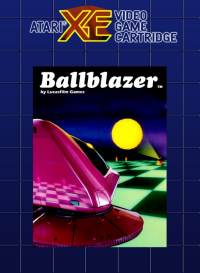 Ballblazer Atari 400 US box art