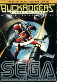 Buck Rogers Planet of Zoom Atari 400 US box art