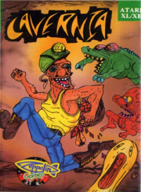 Cavernia Atari 400 US box art
