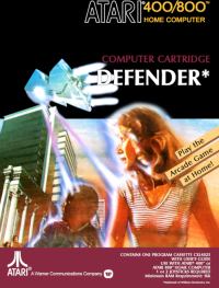 Defender Atari 400 US box art