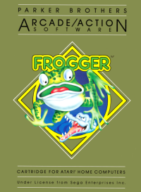 Frogger Atari 400 US box art