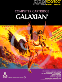 Galaxian Atari 400 US box art