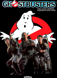 Ghostbusters Atari 400  box art