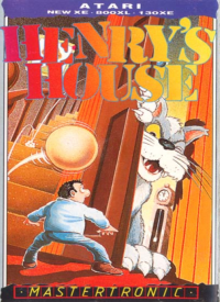 Henry's House Atari 400 US box art