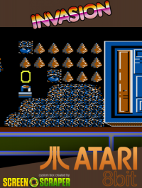 Invasion Atari 400 US box art