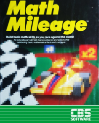 Math Mileage Atari 400 US box art