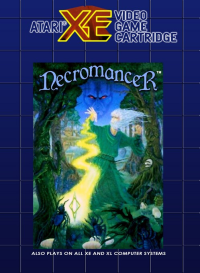 Necromancer Atari XE US box art