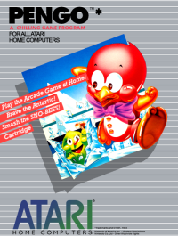 Pengo Atari 400 US box art