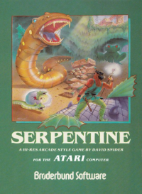 Serpentine Atari 400  box art
