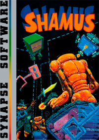 Shamus Atari 400 US box art