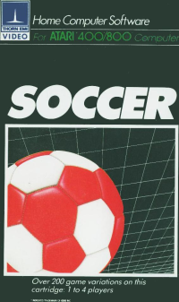 Soccer Atari 400 US box art