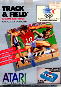 Track & Field Atari 400 US box art