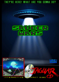 Saucer Wars Jaguar CD  box art