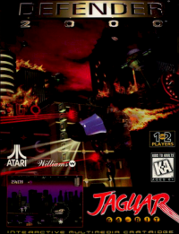 Defender 2000 Jaguar US box art