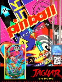 Pinball Fantasies Jaguar US box art