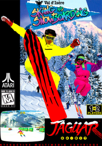 Val d'Isere Skiing and Snowboarding Jaguar US box art