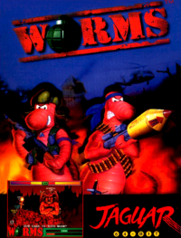 Worms Jaguar US box art