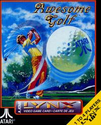 Awesome Golf Atari Lynx  box art