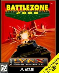 Battlezone 2000 Atari Lynx  box art