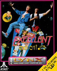 Bill & Ted's Excellent Adventure Atari Lynx US box art