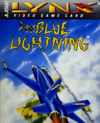 Blue Lightning Atari Lynx  box art