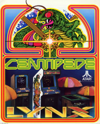 Centipede Atari Lynx US box art