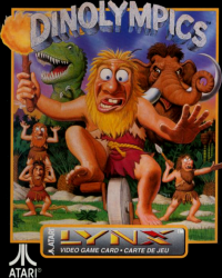 Dinolympics Atari Lynx US box art