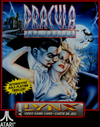 Dracula the Undead Atari Lynx US box art