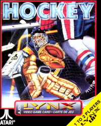 Hockey Atari Lynx US box art