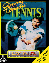 Jimmy Connors Tennis Atari Lynx  box art