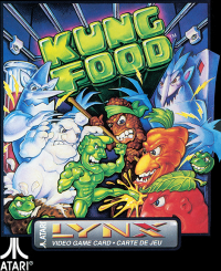 Kung Food Atari Lynx US box art