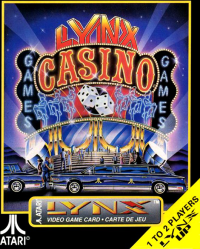 Lynx Casino Atari Lynx US box art