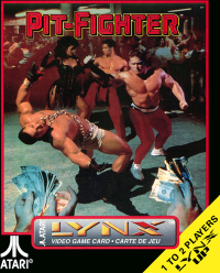 Pit-Fighter Atari Lynx  box art