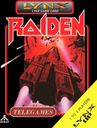 Raiden Atari Lynx  box art