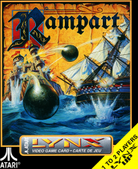 Rampart Atari Lynx  box art