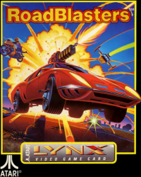 RoadBlasters Atari Lynx US box art