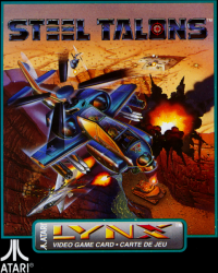 Steel Talons Atari Lynx US box art