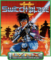 Switchblade II Atari Lynx  box art