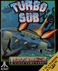 Turbo Sub Atari Lynx  box art