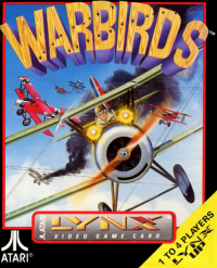 Warbirds Atari Lynx  box art