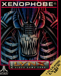 Xenophobe Atari Lynx  box art