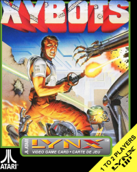 Xybots Atari Lynx  box art