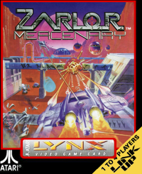Zarlor Mercenary Atari Lynx  box art