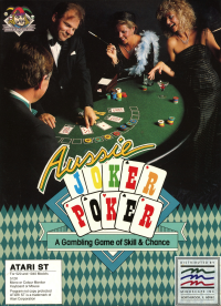 Aussie Joker Poker Atari ST  box art